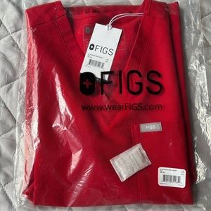 BNWT Figs Winning Red Top only or @hpxox_007